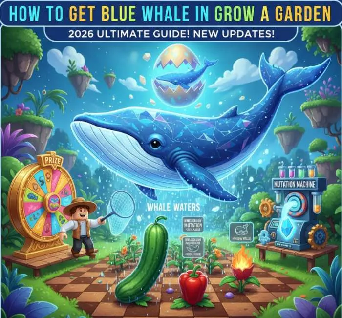 How to Get the Blue Whale in Grow a Garden