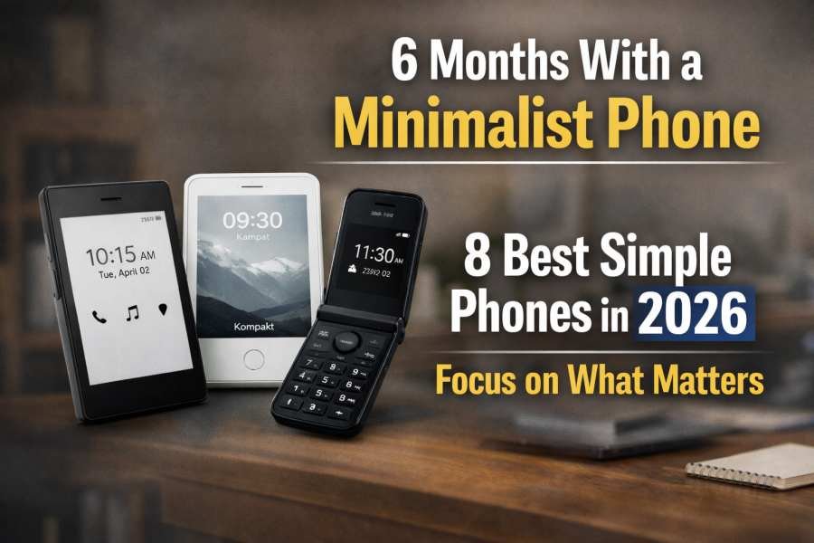 I used a minimalist phone for 6 months, here are the 8 best simple phones of 2026 that help you focus on what matters