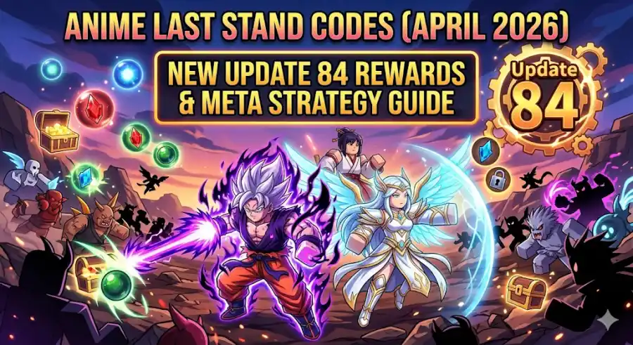 Anime Last Stand Codes April 2026, New Update 84 Rewards