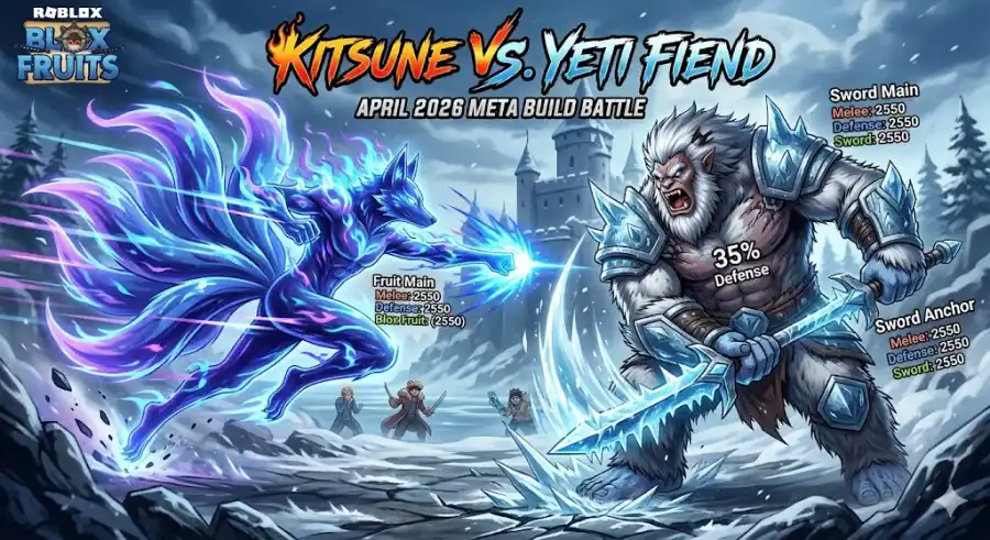 Blox Fruits Builds April 2026 Best Kitsune & Yeti Fiend Stats