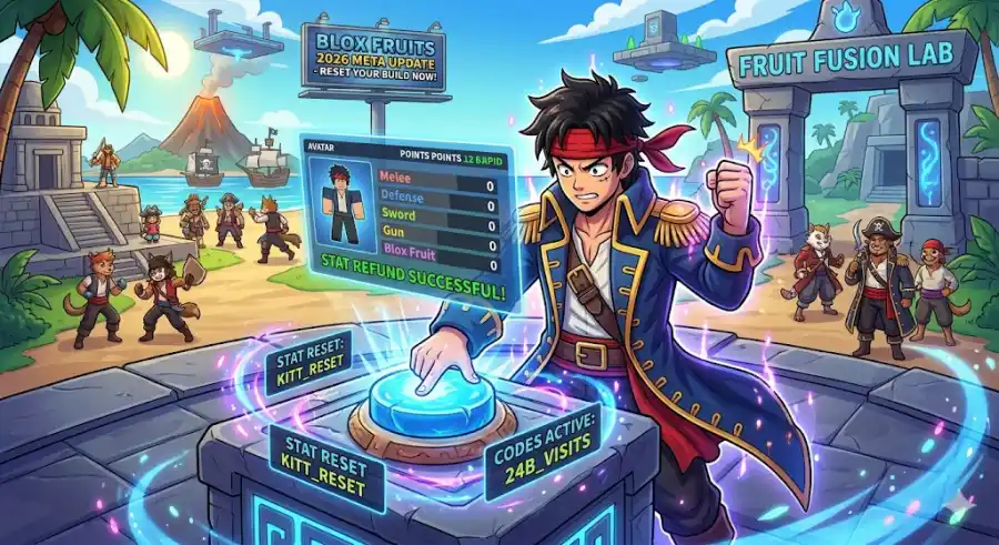 Blox fruits Free Stat Reset Codes April 2026– Fix Your Build Fast