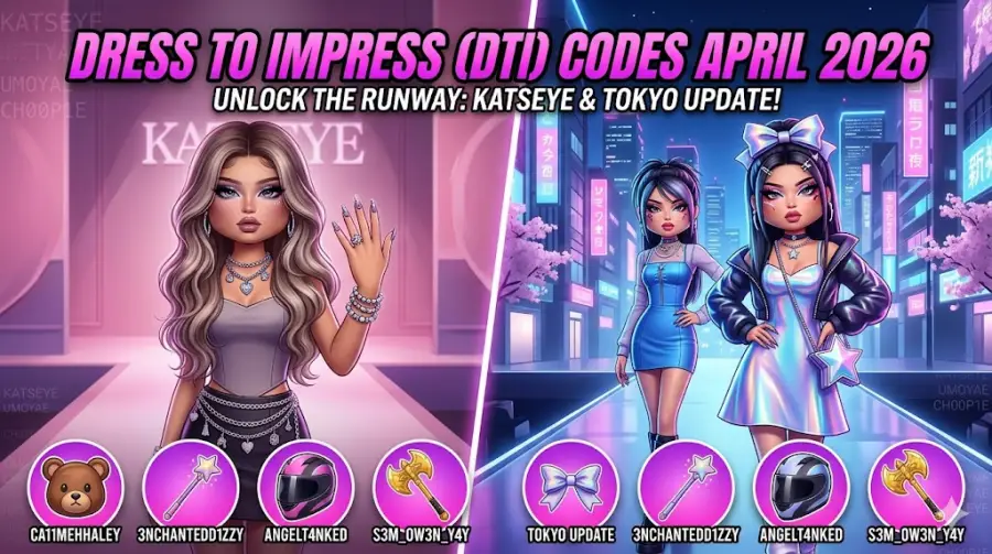 Dress to Impress (DTI) Codes April 2026 Edition