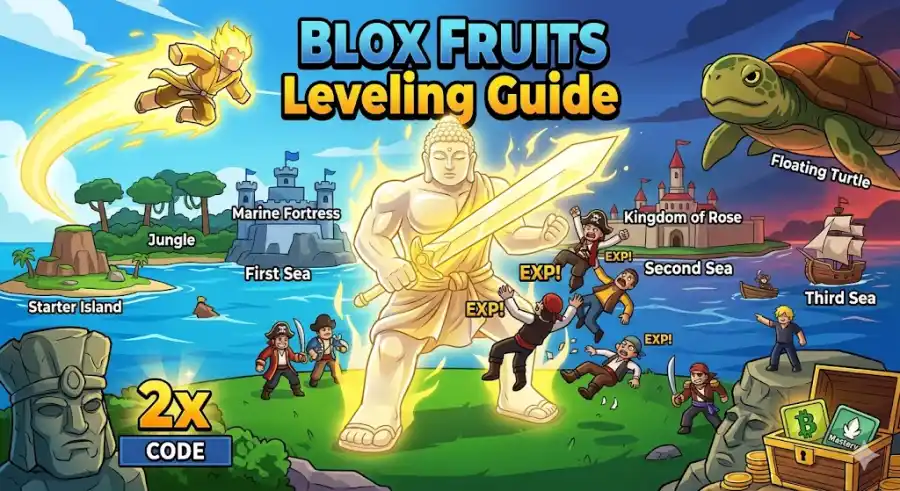 How to Level Up Fast in Blox Fruits Reach Max Level 2800 Quickly