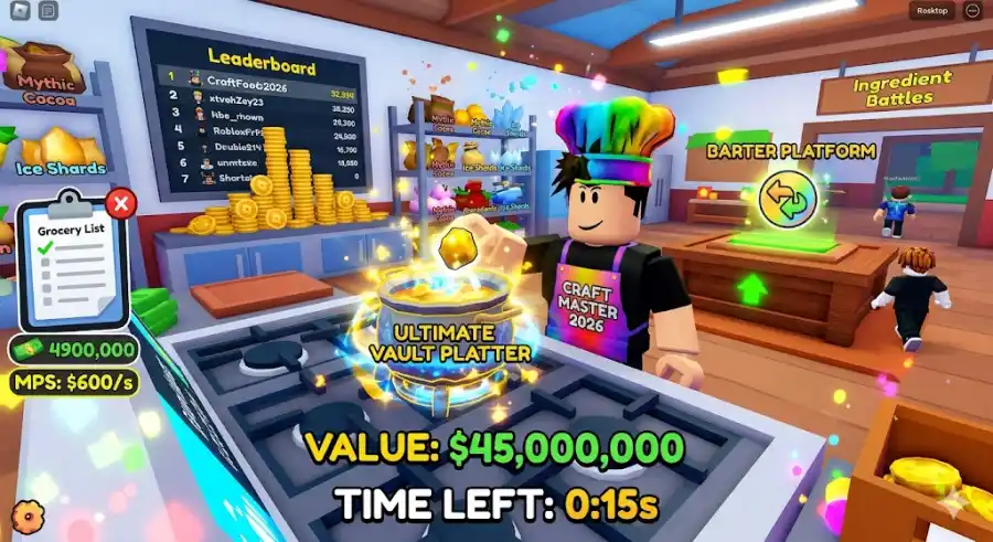 Roblox Craft Food 2026 fastest way to Get Rich