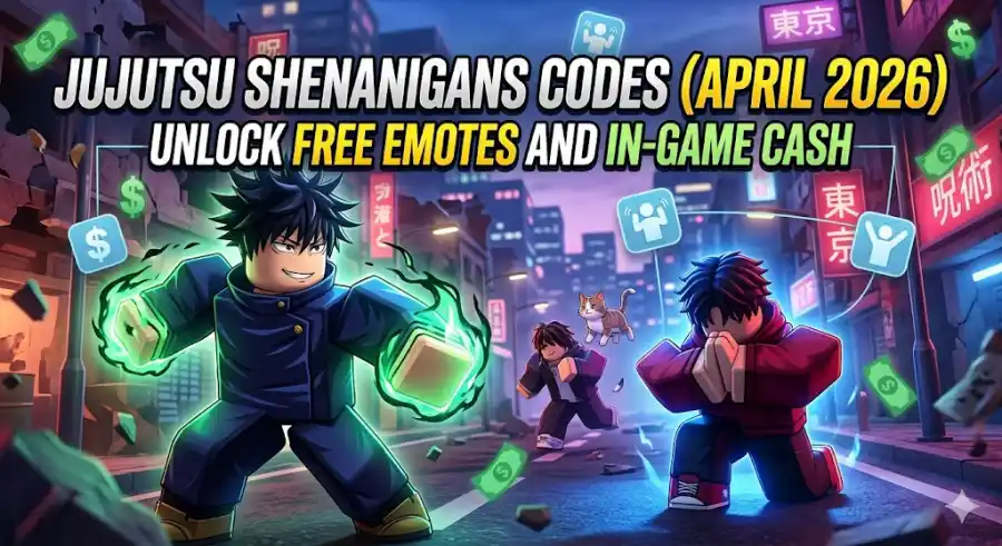Roblox Jujutsu Shenanigans April 2026 Code for Free Cash and Rare Emotes