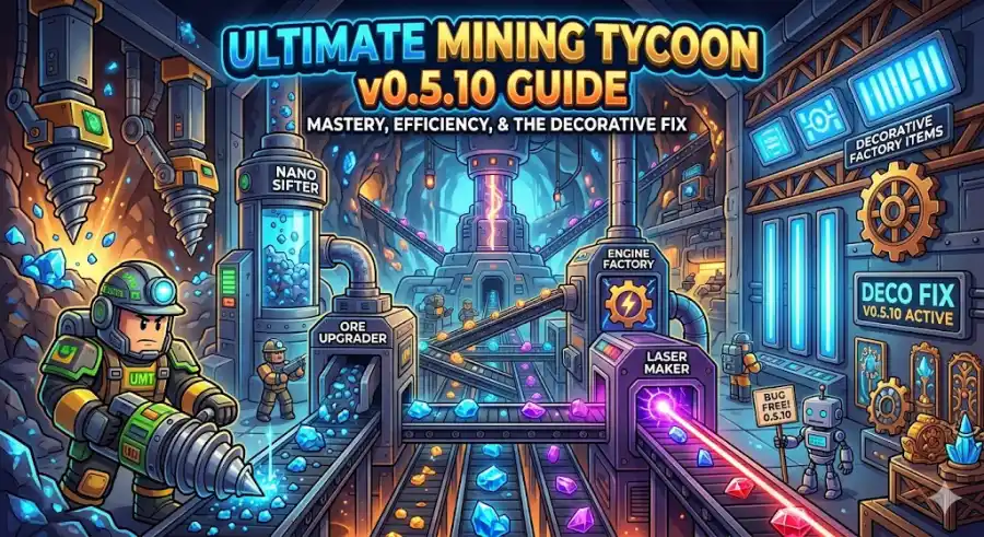 Roblox Mining Tycoon v0.5.10 update, to Earn More 