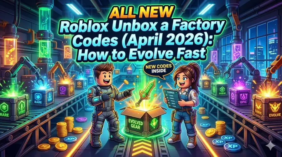 All New Roblox Unbox a Factory Codes (April 2026): How to Evolve Fast