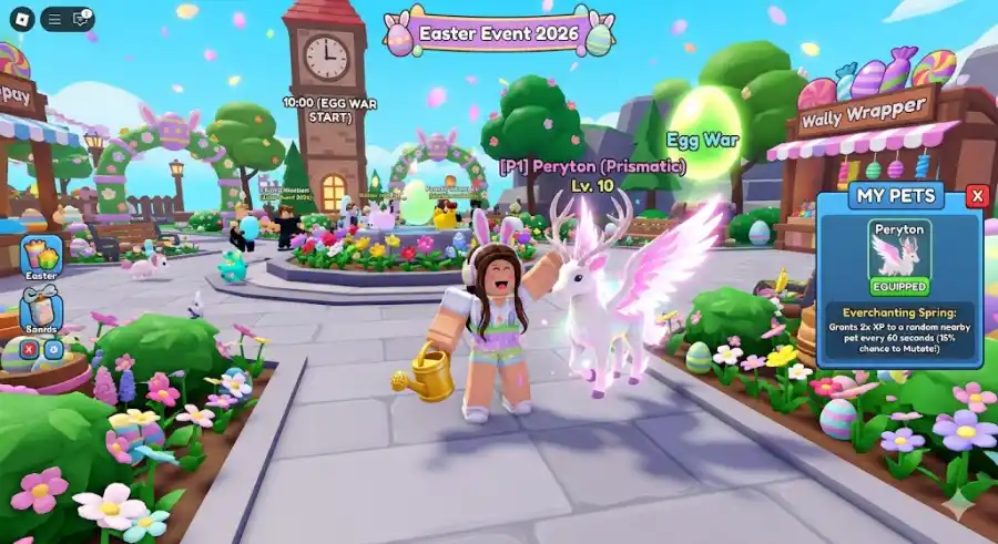 Unlock the Peryton Fast in Grow a Garden  Easter 2026