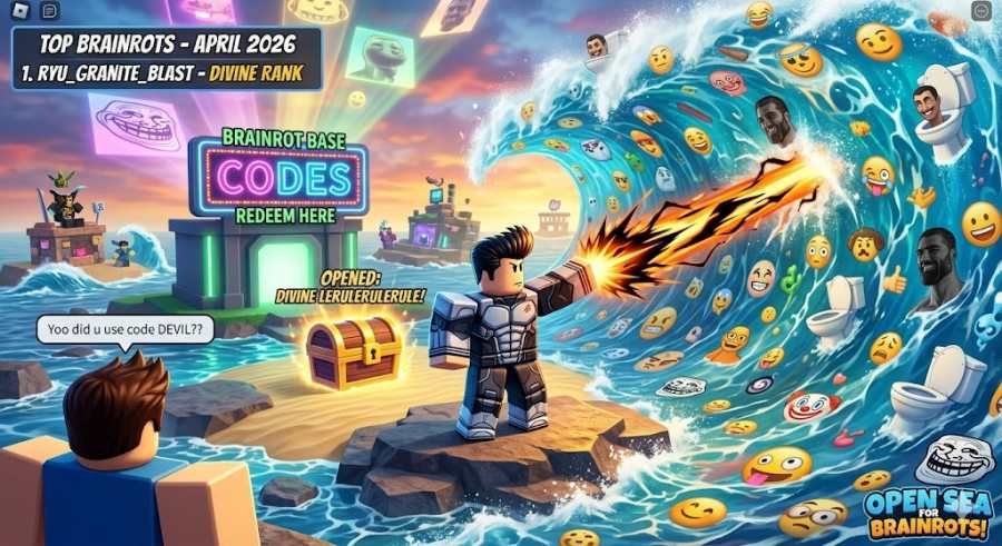 Brainrots Codes April 2026  Get Free Mythics, Cash & Boosts Fast