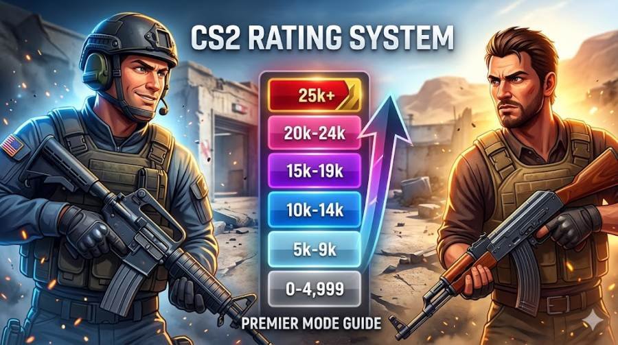 CS2 Rating System How Premier Mode Works