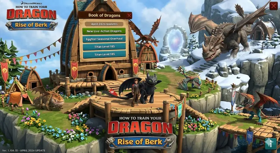 Rise of Berk 2026 Update , All 9 Live Action Dragons Revealed