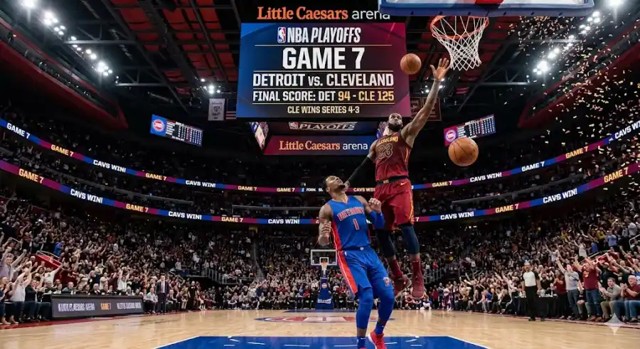 Donovan Mitchell and Evan Mobley Lead Cavaliers Past Detroit in Historic Game 7