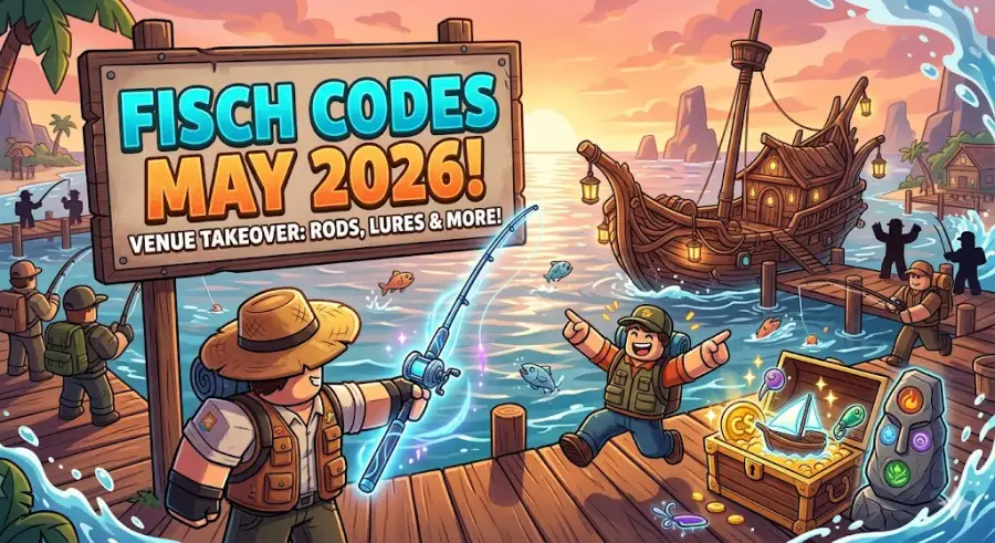 Fisch Codes May 2026 Get Free Lures, Rods, and Venue Takeover Rewards