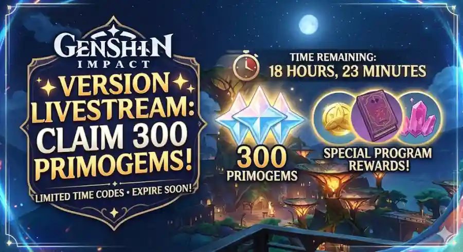 How to Claim Genshin Impact Livestream Codes Get 300 Free Primogems Fast