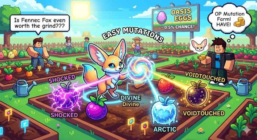 Grow a Garden Is the Fennec Fox’s Mutation Ability Actually Worth It?