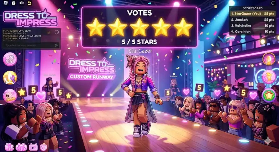 How to Get 5 Stars in Dress to Impress Custom Runway to Win Every DTI Fashion Battle