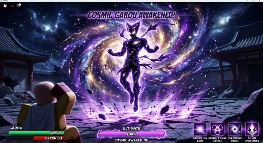 How to Unlock Cosmic Garou in Roblox The Strongest Battlegrounds 
