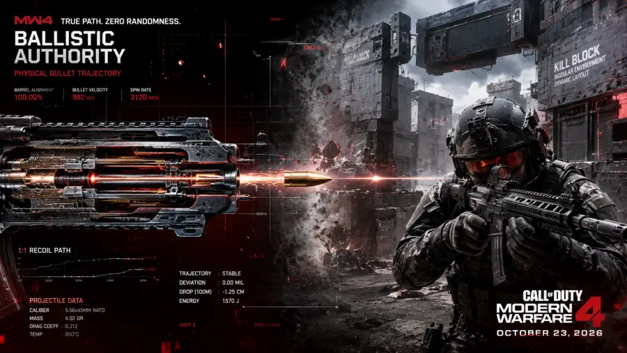 Bye-Bye Bloom! How MW4’s New "Ballistic Authority" System Just Changed Call of Duty Aiming Forever