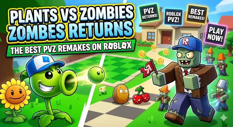 Plants vs Zombies Returns The Best PvZ Remakes on Roblox 