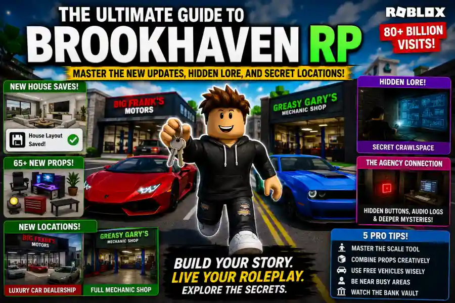 Roblox Brookhaven RP 2026 New Updates, Hidden Secrets, Lore, and Best Roleplay