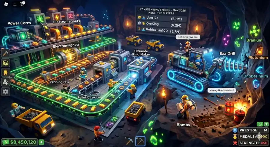 Mining Tycoon Is Taking Over May 2026 Best Strategies, Meta Builds, and Massive Factory Updates