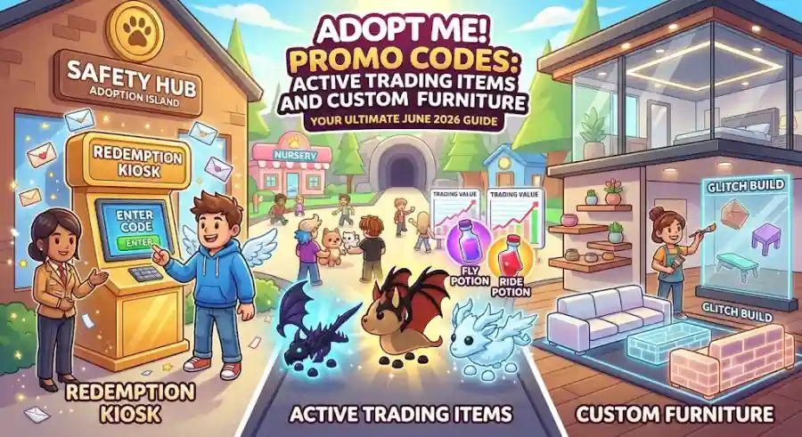 Adopt Me Promo Codes June 2026 Active Trading Values, Custom Furniture Building and Best Ways to Earn Bucks