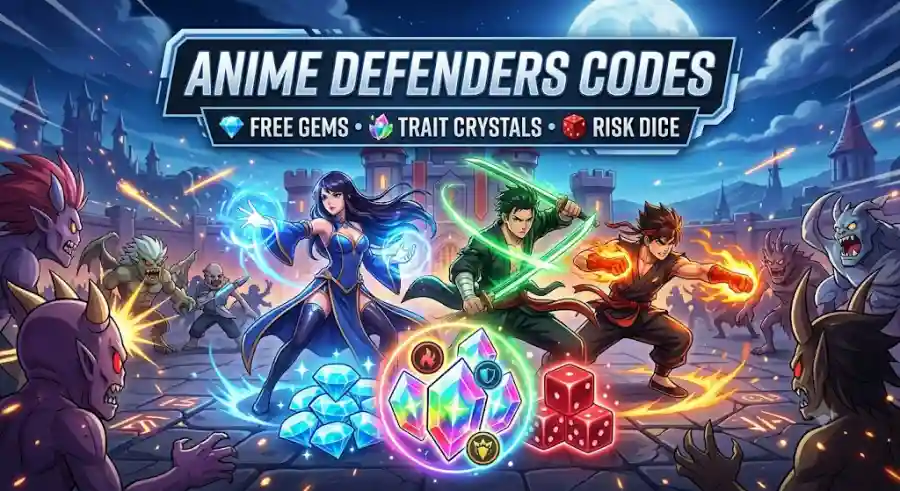 Anime Defenders Codes June 2026 Get Free Gems, Trait Crystals, Risk Dice and Accelerate Your Progress