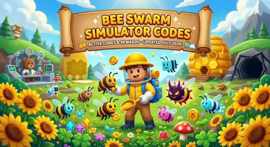Bee Swarm Simulator Codes July 2026 Complete List of Active Codes, Free Rewards and Expert Redemption