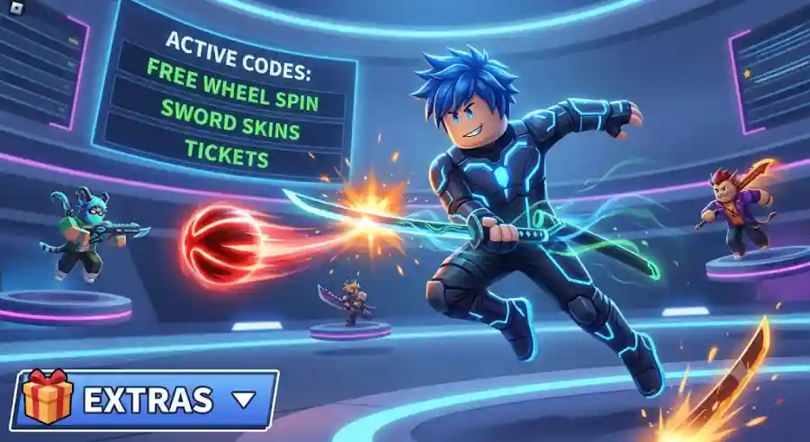 Blade Ball Codes June 2026 earn rewards for Free Wheel Spins, Sword Skins and Tickets