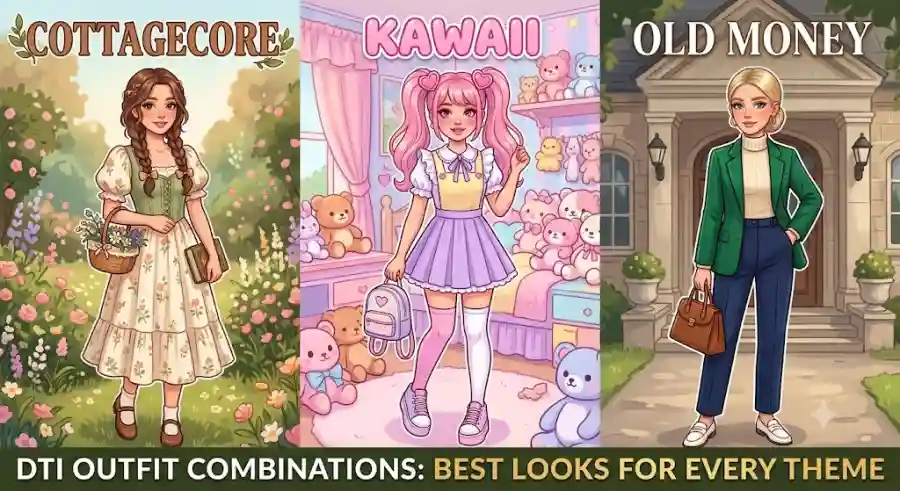DTI Outfit Combinations Best Cottagecore, Kawaii and Old Money Looks to Win More Runway Votes in Dress to Impress