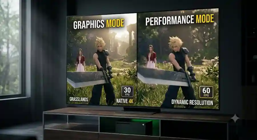 Final Fantasy 7 Rebirth Xbox Series X Graphics Settings Explained Graphics Mode vs Performance Mode Which Delivers the Best Experience?