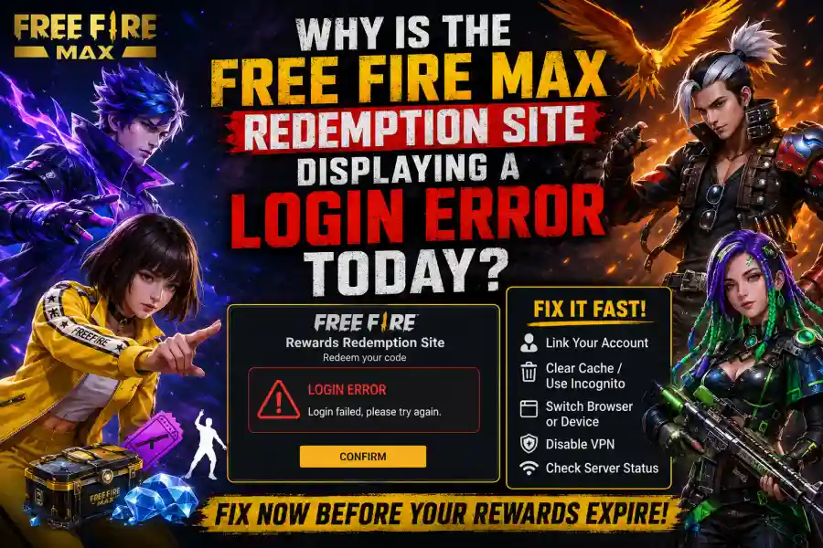 Why Is the Free Fire MAX Redemption Site Displaying a Login Error Today? Fix It Fast with These Proven Solutions