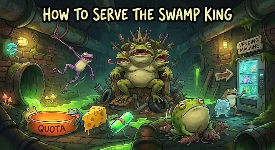Frog Sqwad Swamp King How to Serve the Swamp King, Meet Quotas and Survive Every Sewer Run
