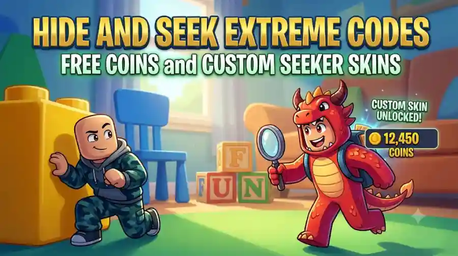  How to Get Free Coins and Unlock Custom Seeker Skins Fast Hide and Seek Extreme Codes 2026