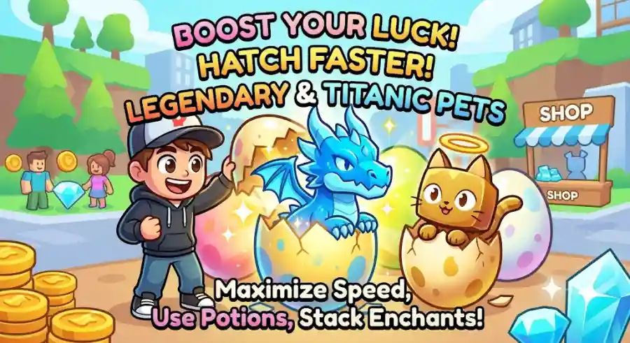 How to Hatch Legendary and Titanic Pets Faster in Pet Simulator 99