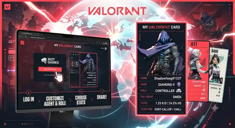 How to Get Your Personalized My VALORANT Card Riot Games’ New Social Profile Feature