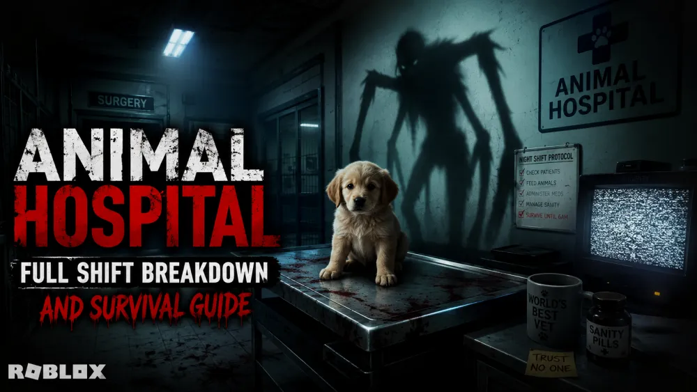 How Many Shifts Are in Animal Hospital Roblox? Full Breakdown of Every Night, Entity, and Survival Mechanic