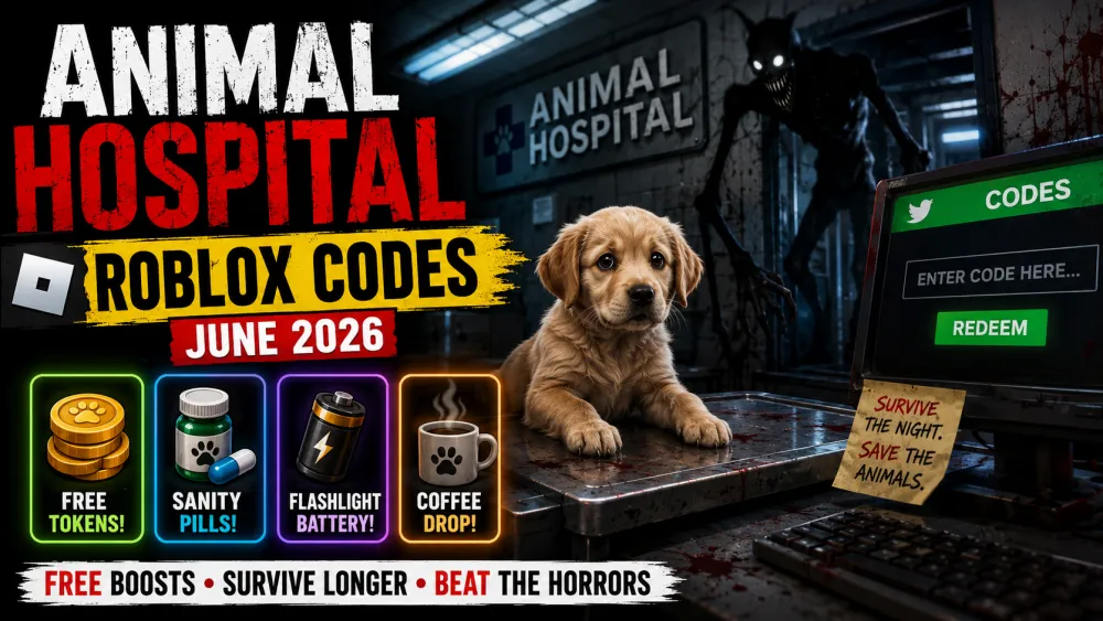 Roblox Animal Hospital Codes June 2026, All Active Codes for Free Tokens, Sanity Pills & Exclusive Rewards