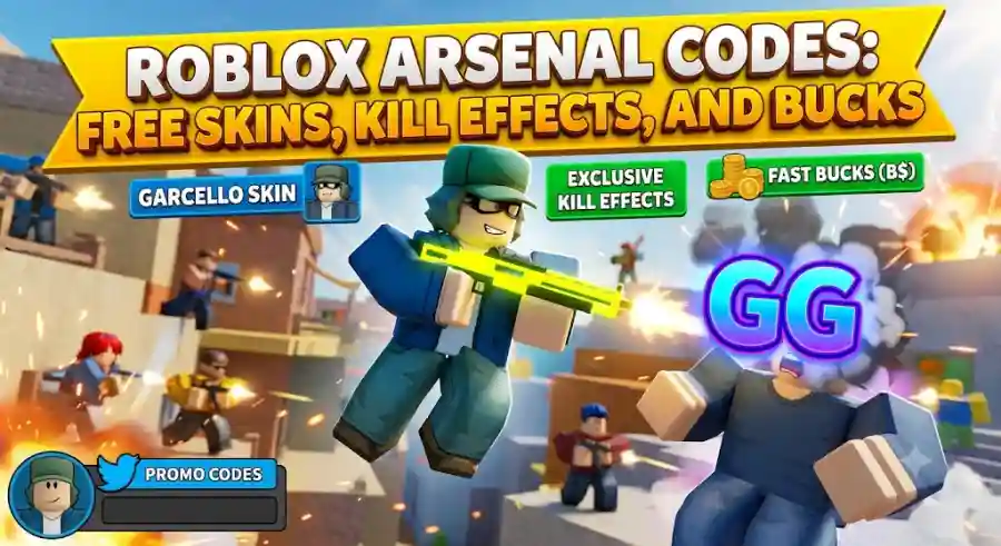 Roblox Arsenal Codes June 2026 Unlock Free Character Skins, Kill Effects, Announcer Packs and Bucks