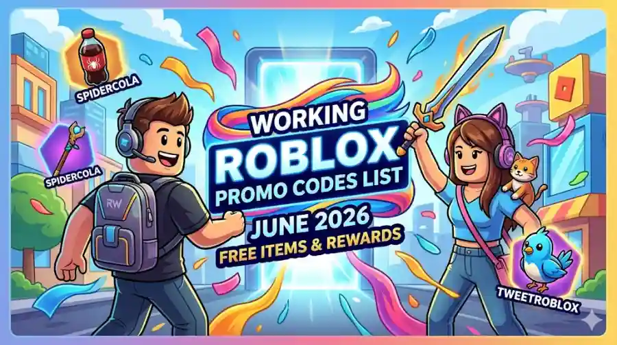 Roblox Promo Codes List June 2026 All Working Codes for Free Items, Avatar Bundles, and Exclusive Rewards
