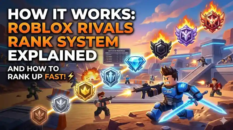 Roblox Rivals Rank System Explained Complete ELO,Rank Tiers, Rewards, and Fastest Ways to Rank Up