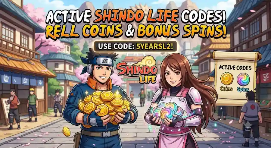 Shindo Life Codes June 2026 All Active RELL Coins, Bonus Spins, Bloodline Bag and Free Rewards