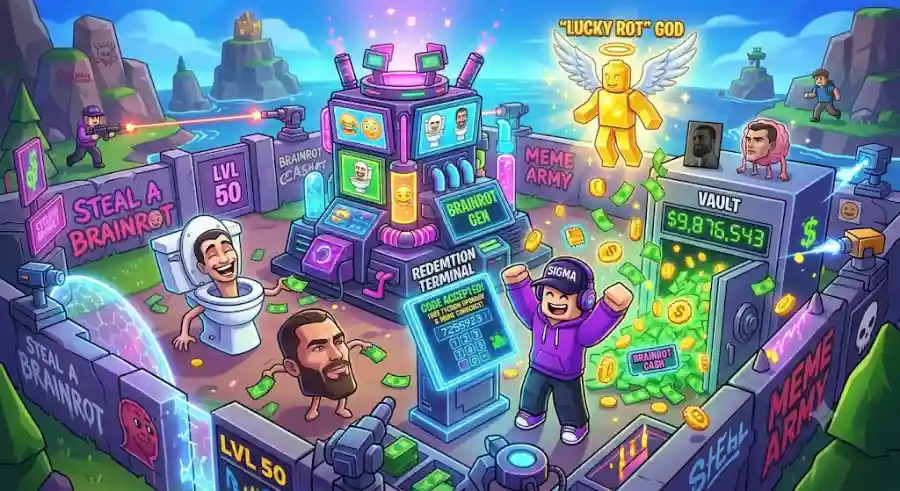 Steal a Brainrot Codes June 2026 Get Free Tycoon Upgrades, Secret Brainrots and Massive Meme Currency Rewards