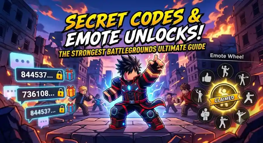 The Strongest Battlegrounds Secret Codes, Kill Sound IDs & Emote Unlock 2026 Edition