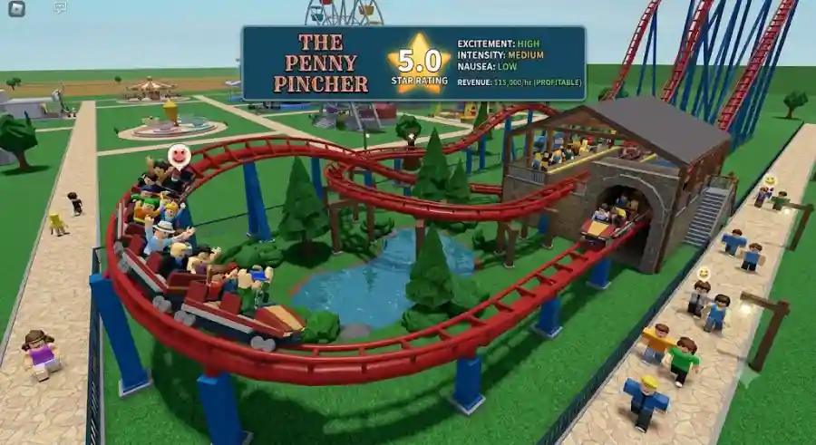 Theme Park Tycoon 2 Coaster Build a 5-Star Roller Coaster Without Going Broke