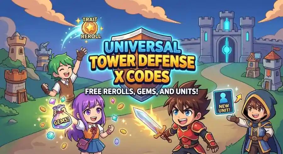 Universal Tower Defense X Codes June 2026 Free Gems, Trait Rerolls, Stat Locks and Exclusive Units