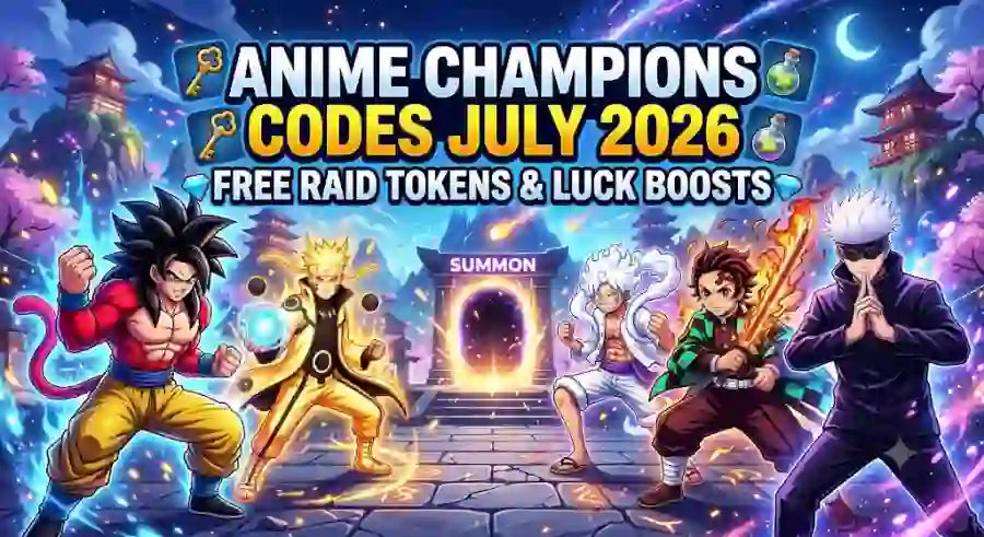 Anime Champions Simulator Codes July 2026 All Active Codes for Free Raid Tokens, Luck Boosts, Diamonds and Cosmic Summons