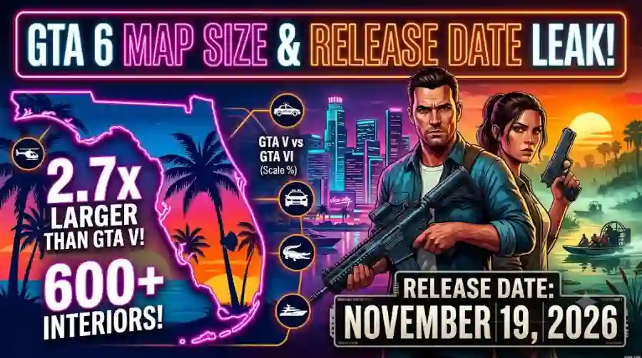 Everything We Know About GTA 6 Release Date, Pre-Orders, Leonida Map and the Biggest Details Revealed