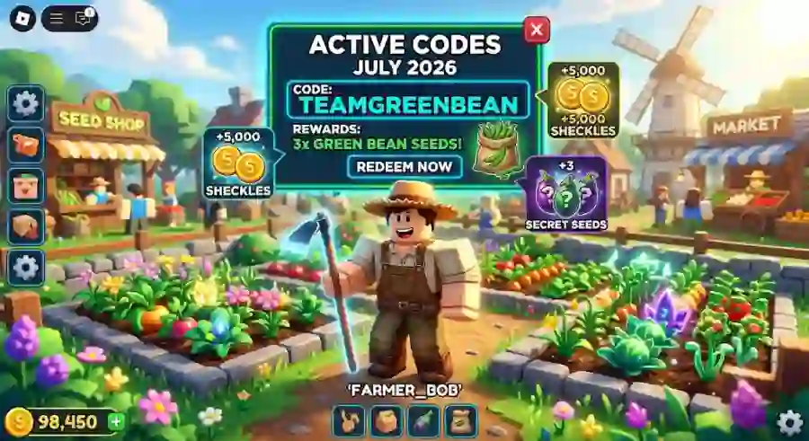 Grow a Garden 2 Codes July 2026 Free Sheckles, Green Bean Seeds and Secret Drops 
