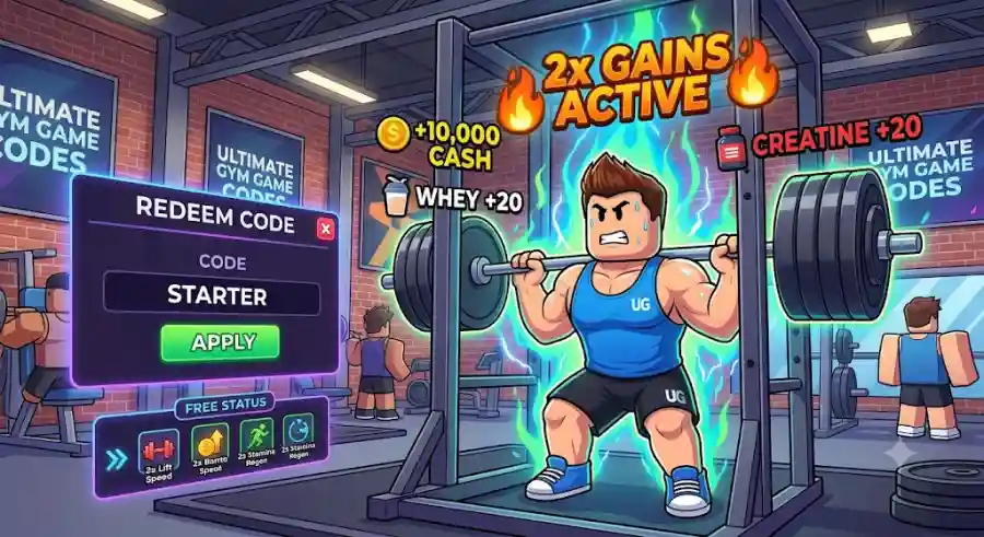 All Working Gym Game Codes Claim Free Supplements, Money and Powerful Workout Boosts Before They Expire
